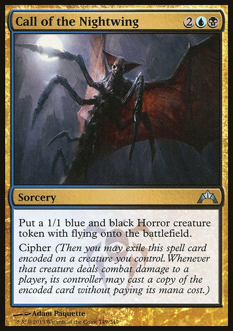 Call of the Nightwing, Gatecrash #149, Magic: The Gathering card