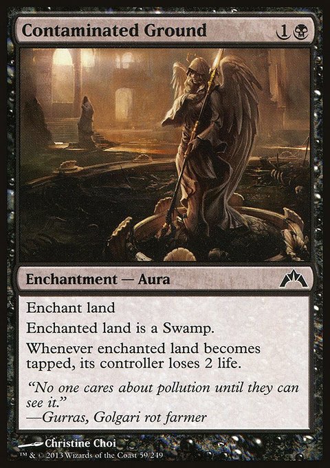 Contaminated Ground, Gatecrash #59, Magic: The Gathering card