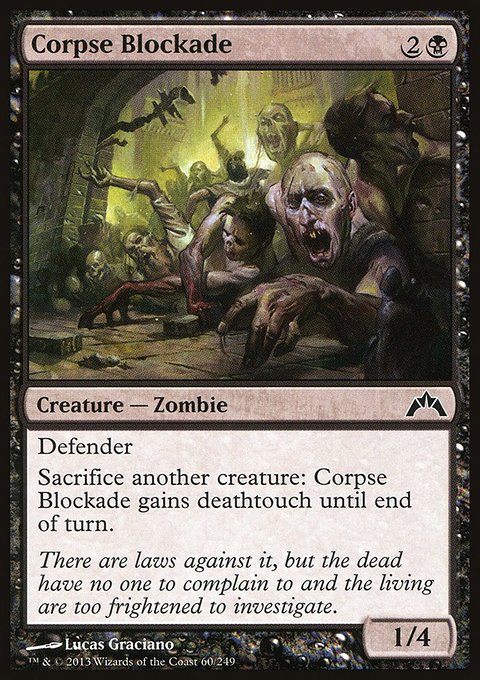 Corpse Blockade, Gatecrash #60, Magic: The Gathering card