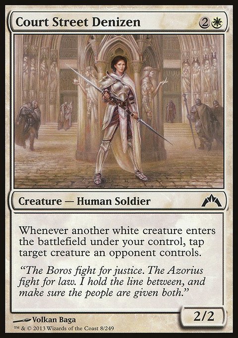 Court Street Denizen, Gatecrash #8, Magic: The Gathering card