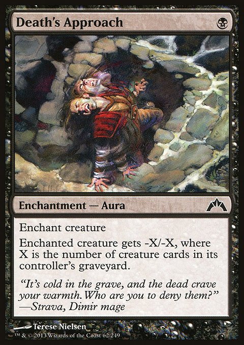 Death's Approach, Gatecrash #62, Magic: The Gathering card