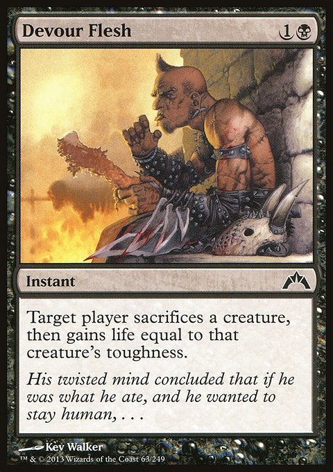 Devour Flesh, Gatecrash #63, Magic: The Gathering card