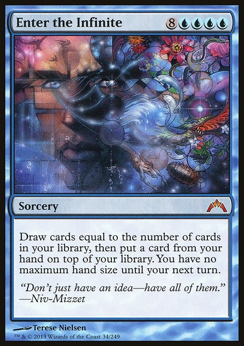 Enter the Infinite, Gatecrash #34, Magic: The Gathering card