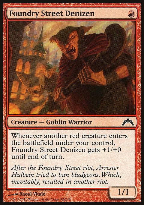 Foundry Street Denizen, Gatecrash #92, Magic: The Gathering card