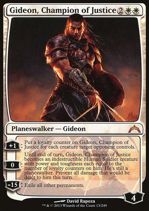 Gideon, Champion of Justice, Gatecrash #13, Magic: The Gathering card