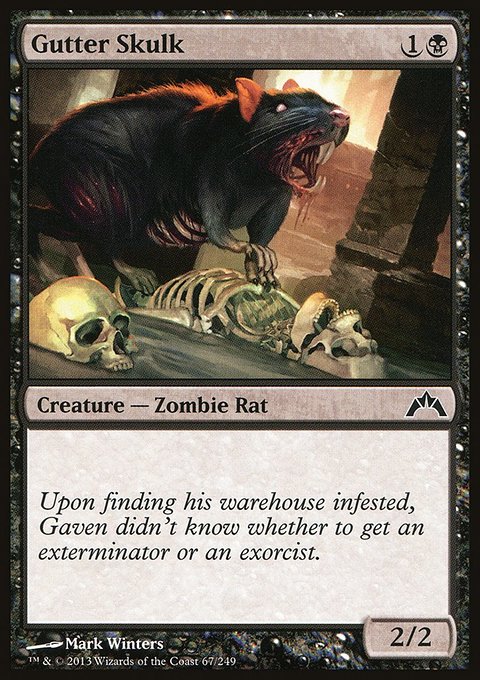 Gutter Skulk, Gatecrash #67, Magic: The Gathering card