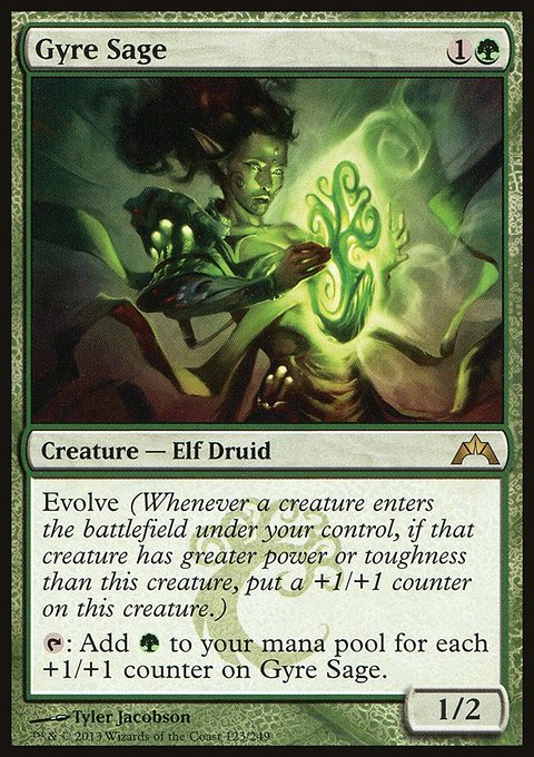 Gyre Sage, Gatecrash #123, Magic: The Gathering card
