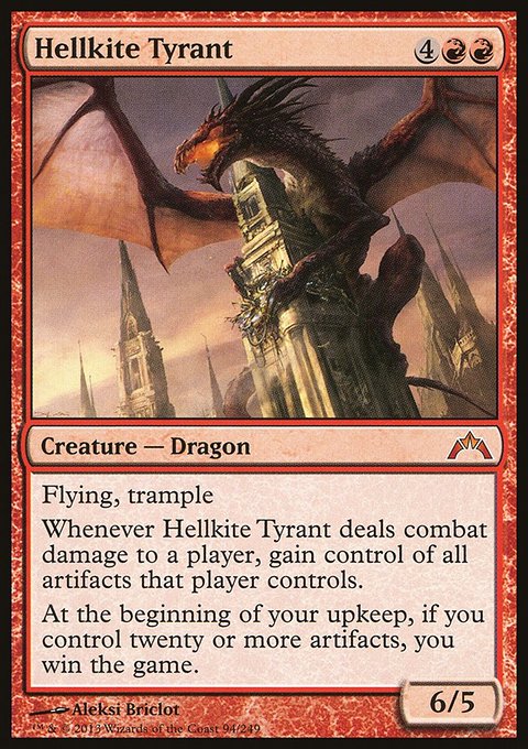 Hellkite Tyrant, Gatecrash #94, Magic: The Gathering card