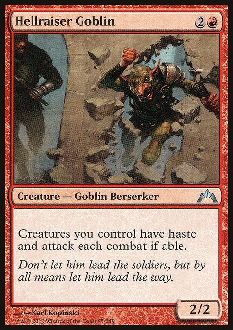 Hellraiser Goblin, Gatecrash #95, Magic: The Gathering card