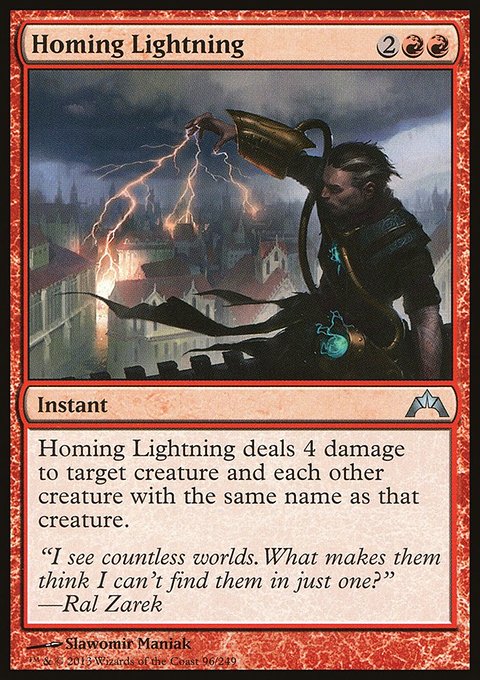 Homing Lightning, Gatecrash #96, Magic: The Gathering card