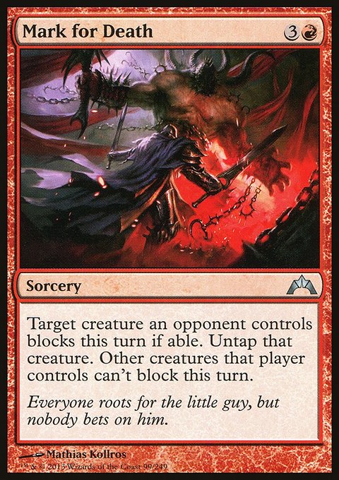 Mark for Death, Gatecrash #99, Magic: The Gathering card