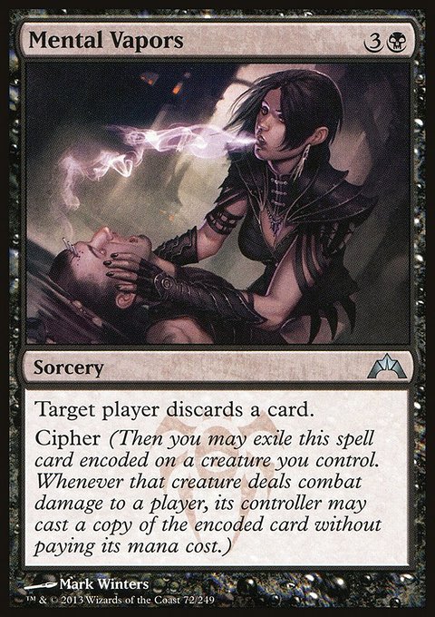 Mental Vapors, Gatecrash #72, Magic: The Gathering card
