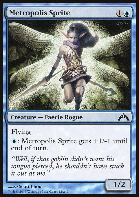 Metropolis Sprite, Gatecrash #42, Magic: The Gathering card