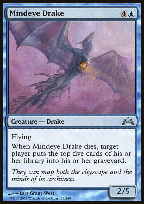 Mindeye Drake, Gatecrash #43, Magic: The Gathering card