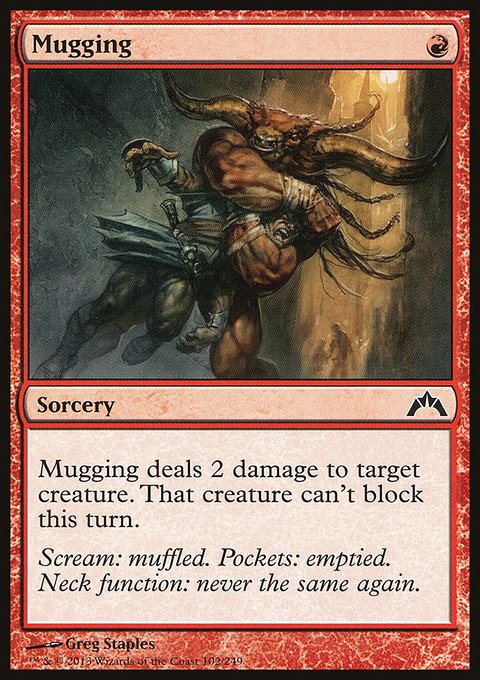 Mugging, Gatecrash #102, Magic: The Gathering card