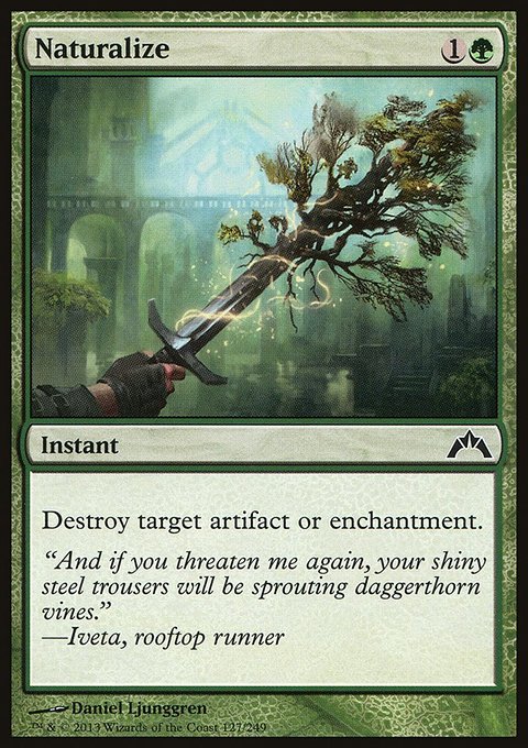 Naturalize, Gatecrash #127, Magic: The Gathering card