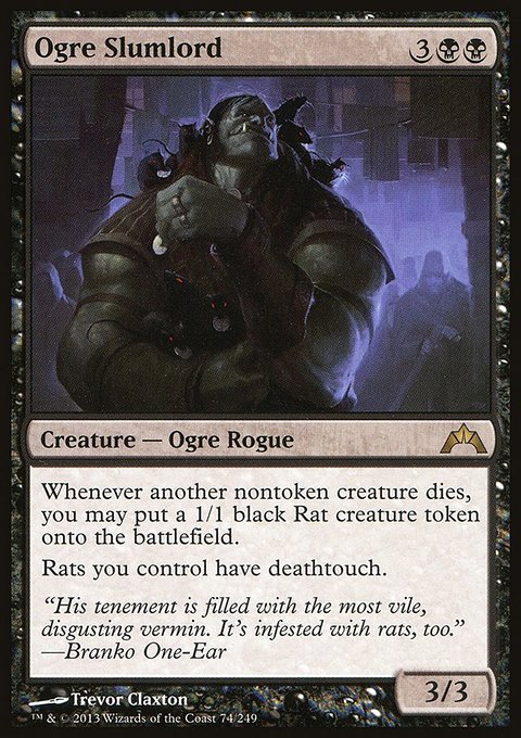 Ogre Slumlord, Gatecrash #74, Magic: The Gathering card