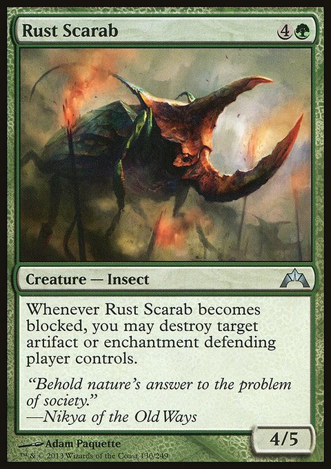 Rust Scarab, Gatecrash #130, Magic: The Gathering card