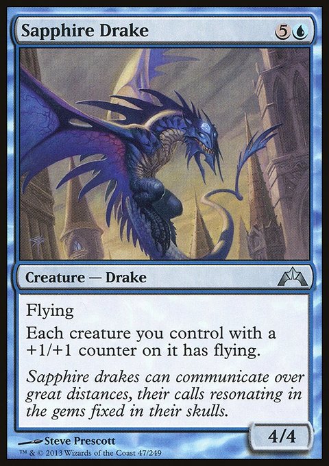 Sapphire Drake, Gatecrash #47, Magic: The Gathering card