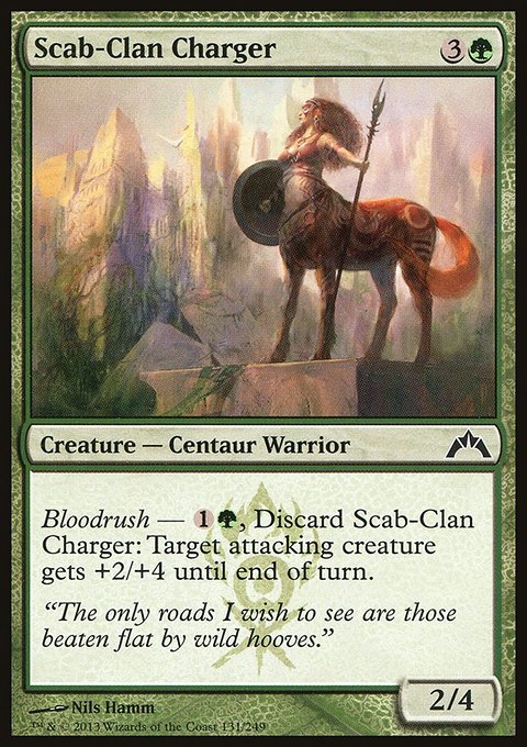 Scab-Clan Charger, Gatecrash #131, Magic: The Gathering card