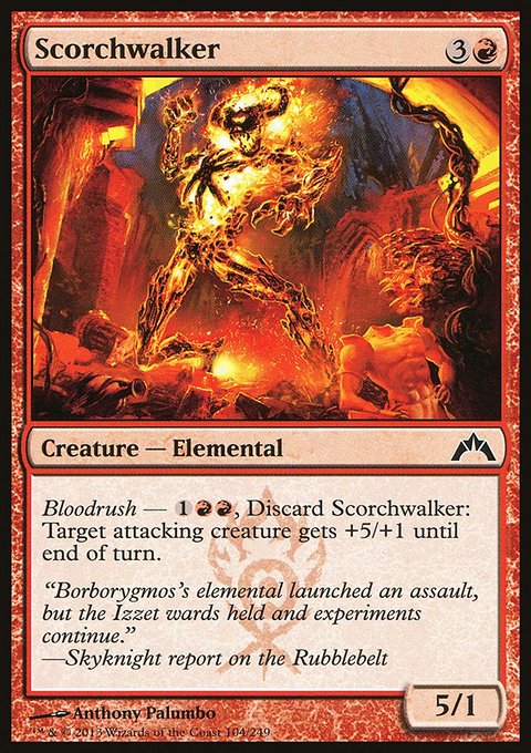 Scorchwalker, Gatecrash #104, Magic: The Gathering card