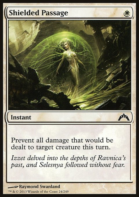 Shielded Passage, Gatecrash #24, Magic: The Gathering card