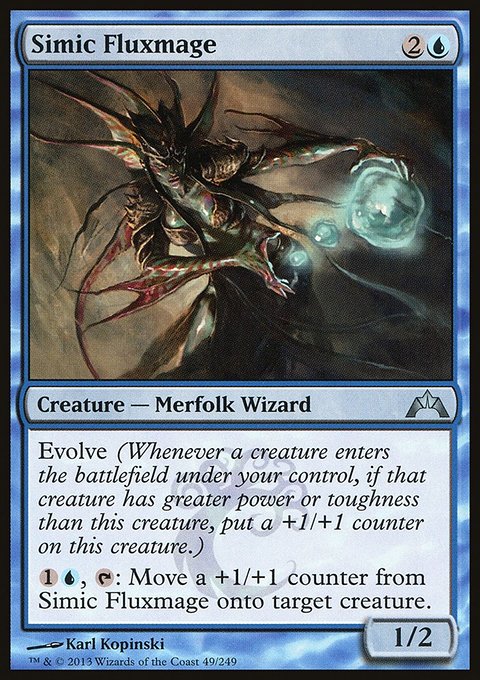 Simic Fluxmage, Gatecrash #49, Magic: The Gathering card