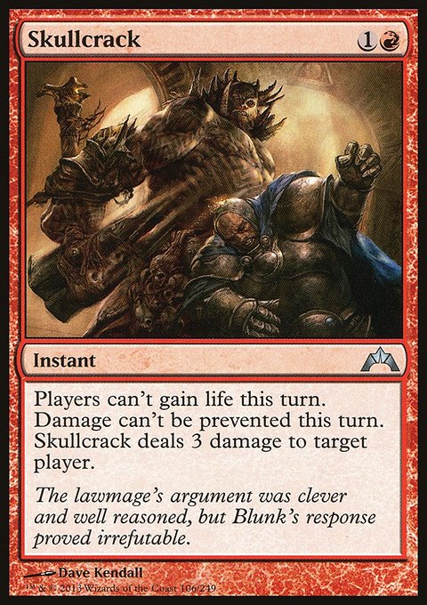 Skullcrack, Gatecrash #106, Magic: The Gathering card