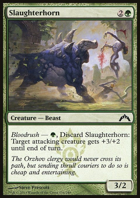 Slaughterhorn, Gatecrash #134, Magic: The Gathering card