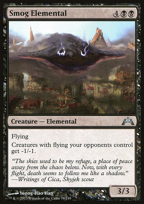 Smog Elemental, Gatecrash #79, Magic: The Gathering card