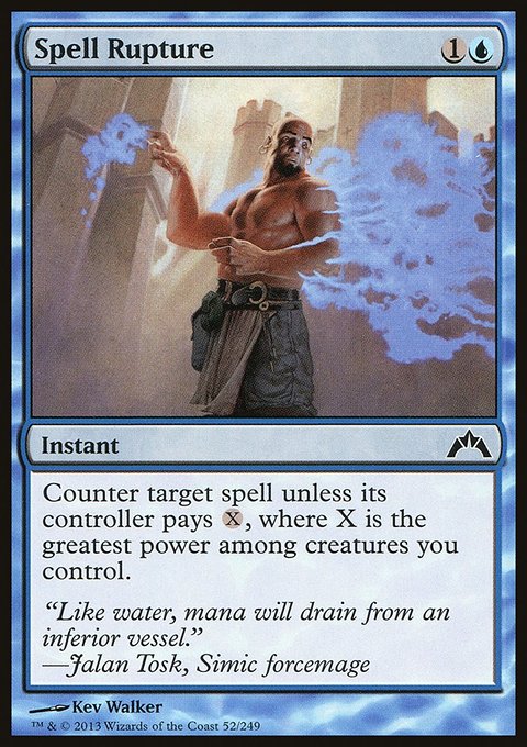 Spell Rupture, Gatecrash #52, Magic: The Gathering card