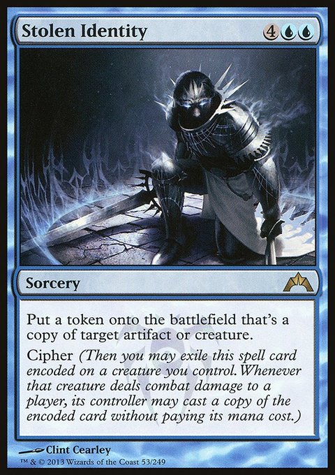 Stolen Identity, Gatecrash #53, Magic: The Gathering card