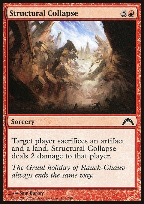 Structural Collapse, Gatecrash #107, Magic: The Gathering card