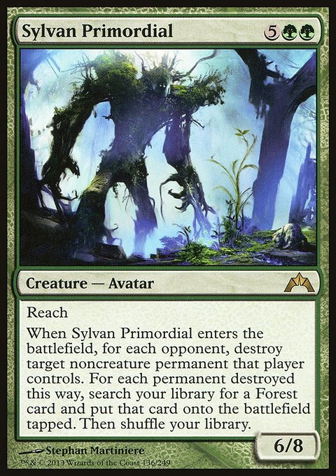 Sylvan Primordial, Gatecrash #136, Magic: The Gathering card