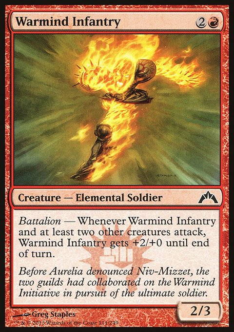 Warmind Infantry, Gatecrash #111, Magic: The Gathering card