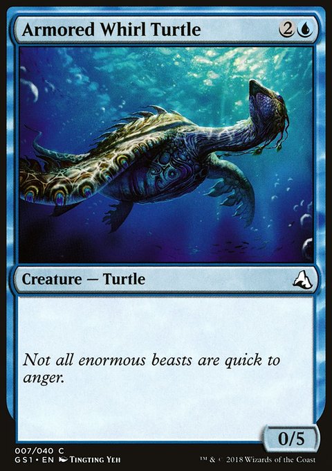 Armored Whirl Turtle, Global Series Jiang Yanggu & Mu Yanling #7, Magic: The Gathering card