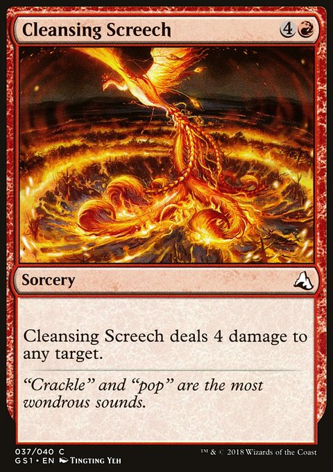 Cleansing Screech, Global Series Jiang Yanggu & Mu Yanling #37, Magic: The Gathering card