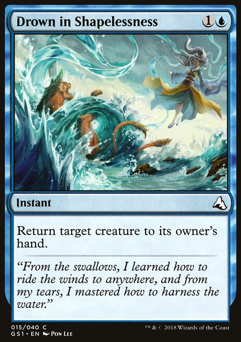 Drown in Shapelessness, Global Series Jiang Yanggu & Mu Yanling #15, Magic: The Gathering card