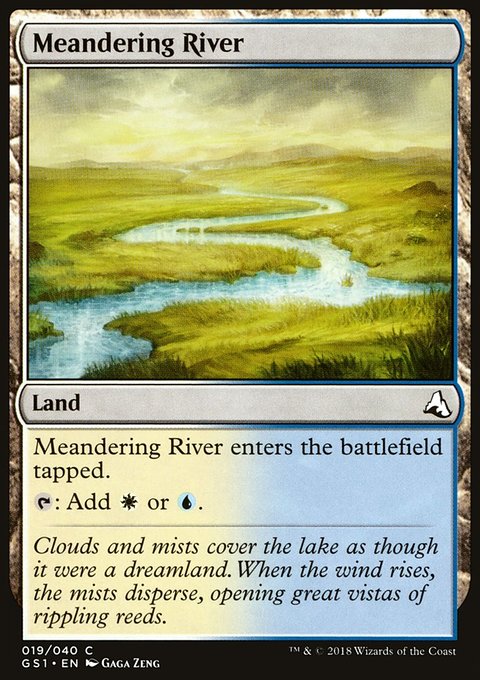 Meandering River, Global Series Jiang Yanggu & Mu Yanling #19, Magic: The Gathering card