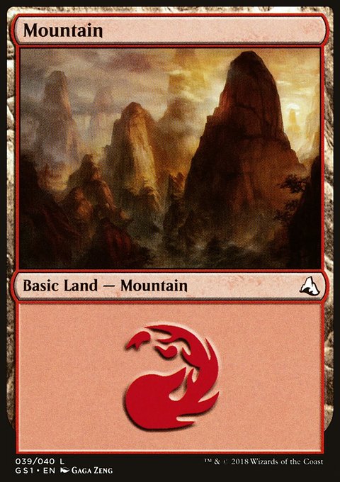 Mountain, Global Series Jiang Yanggu & Mu Yanling #39, Magic: The Gathering card