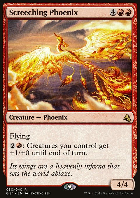 Screeching Phoenix, Global Series Jiang Yanggu & Mu Yanling #30, Magic: The Gathering card