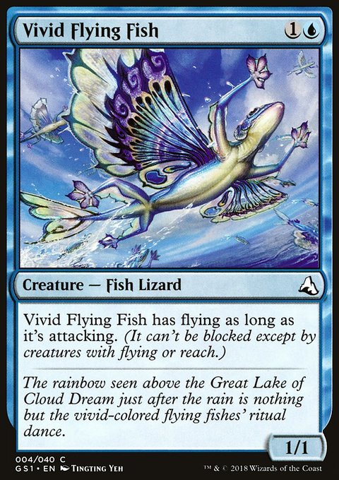 Vivid Flying Fish, Global Series Jiang Yanggu & Mu Yanling #4, Magic: The Gathering card