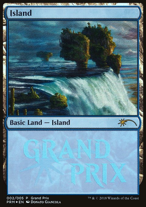 Island, Grand Prix Promos #2018b, Magic: The Gathering card