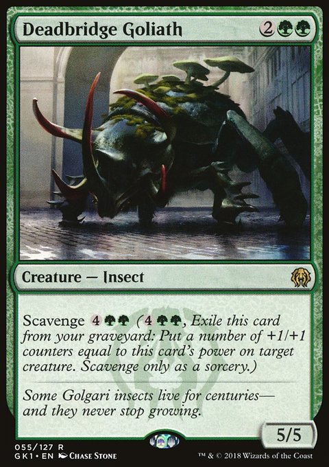 Deadbridge Goliath, GRN Guild Kit #55, Magic: The Gathering card