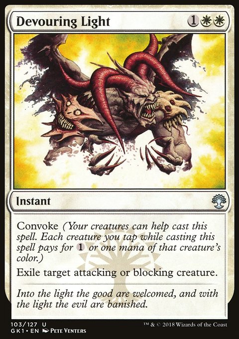 Devouring Light, GRN Guild Kit #103, Magic: The Gathering card