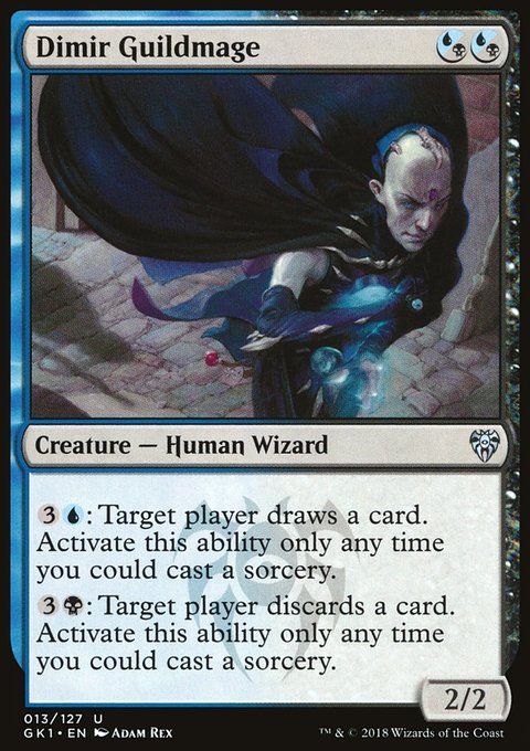 Dimir Guildmage, GRN Guild Kit #13, Magic: The Gathering card