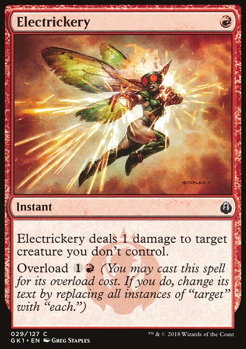 Electrickery, GRN Guild Kit #29, Magic: The Gathering card