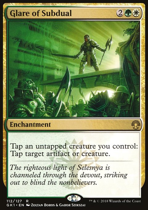 Glare of Subdual, GRN Guild Kit #112, Magic: The Gathering card