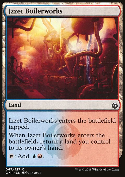 Izzet Boilerworks, GRN Guild Kit #47, Magic: The Gathering card