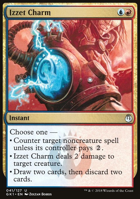 Izzet Charm, GRN Guild Kit #41, Magic: The Gathering card